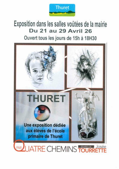 Exposition par Quatre chemins – Josée TOURRETTE 21 au 29 avril