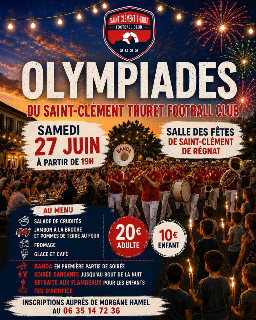 Olympiades du club de Saint Clément Thuret FC