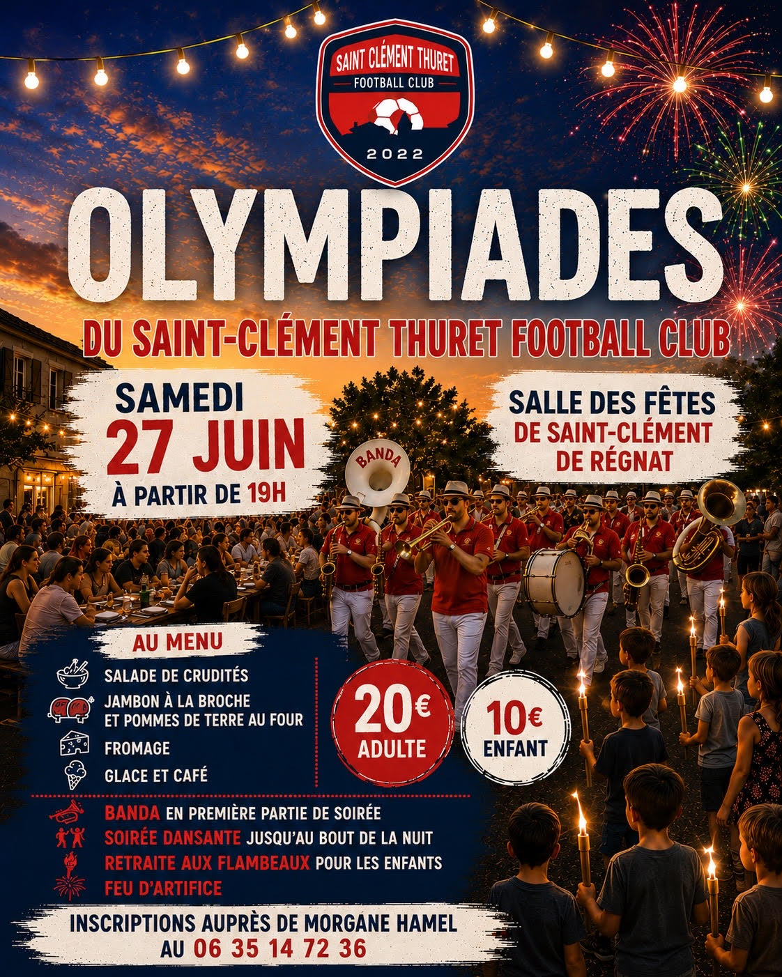 Olympiades du club de Saint Clément Thuret FC