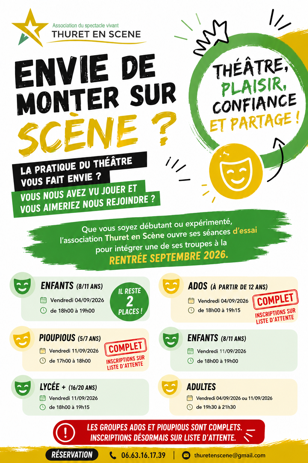 Journées essai théâtre