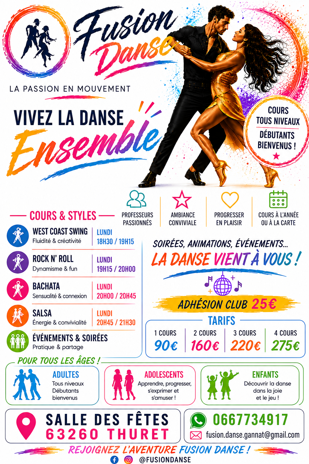 Séances essai danse