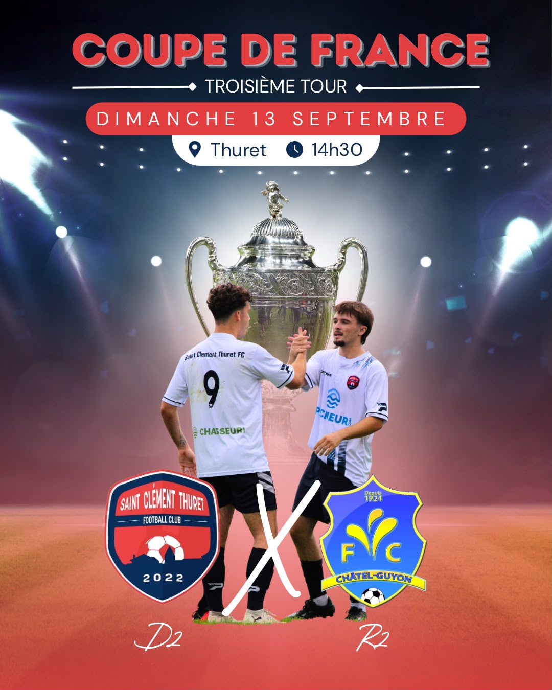 COUPE DE FRANCE À THURET !