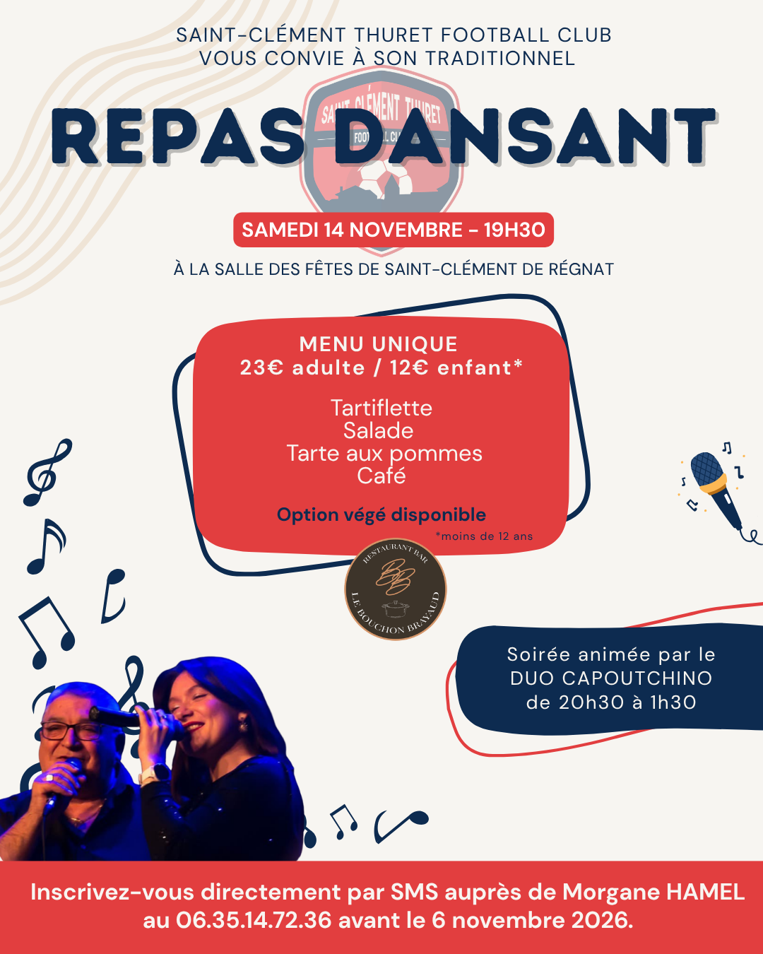 REPAS DANSANT DU SCTFC